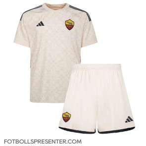 AS Roma Bortatröja Barn 2023-24 Kortärmad (+ korta byxor)